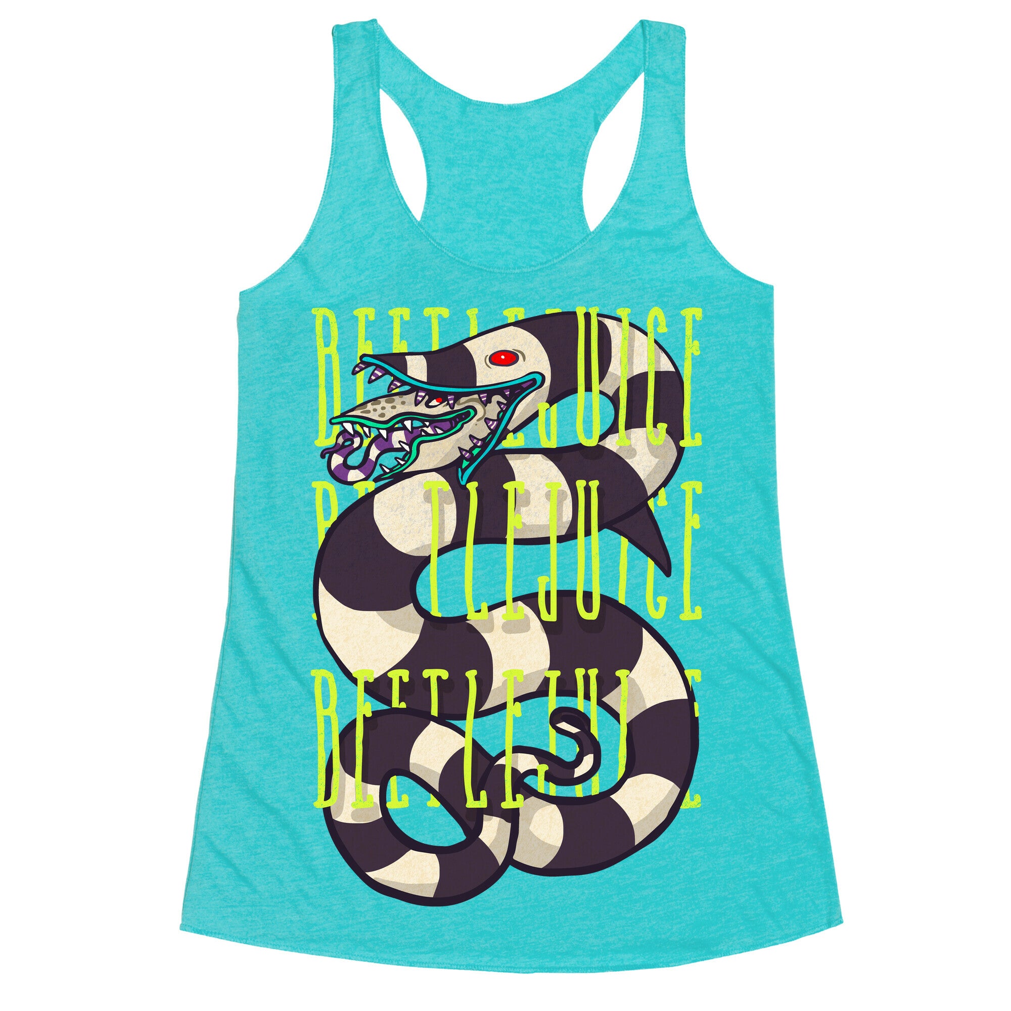 Beetlejuice Beetlejuice Beetlejuice Racerback Tank